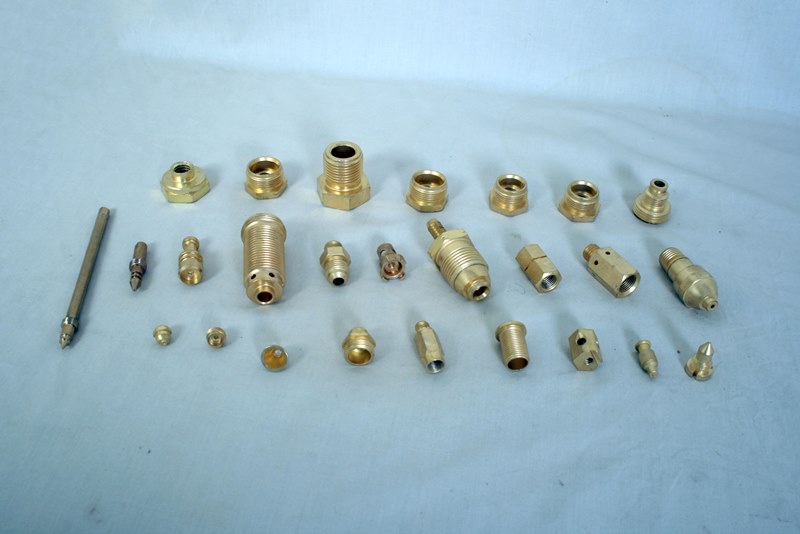 brass gas component